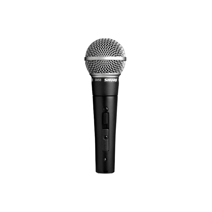 Shure Dynamic Vocal Microphone onoff switch Black