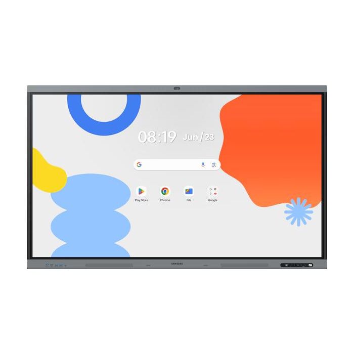 SAMSUNG WAFX-P Eboard WA65FX-P 65p Android 15 EDLA Octacore 16Go RAM 128Go storage UHD IR Touch 3xHDMI USB-C PD 65W 48Mpixel auto