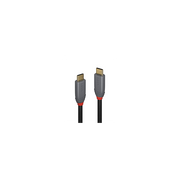 Lindy USB 3.2 Type-C to C Cable, 10Gbit/s, 100W PD, Anthra Line, 3m