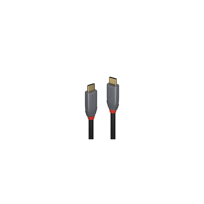 Lindy USB 3.2 Type-C to C Cable, 10Gbit/s, 100W PD, Anthra Line, 3m