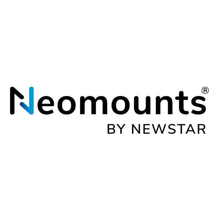 NEOMOUNTS FL50-575BL1 Support au sol mobile pour écran 65-110p - étagère multimédia incluse - installation rapide - TÌV